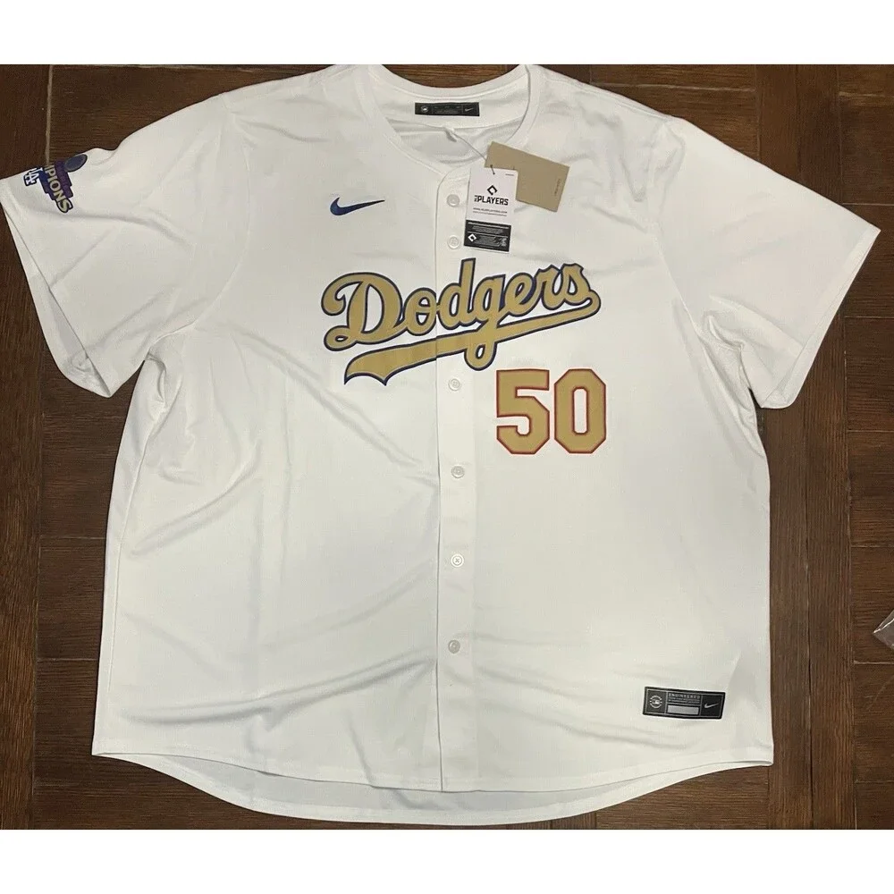 Nike Dodgers Mookie Betts 2025 Gold Collection Limited Jersey Men's 4XL NWT